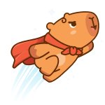 Capy mascot character